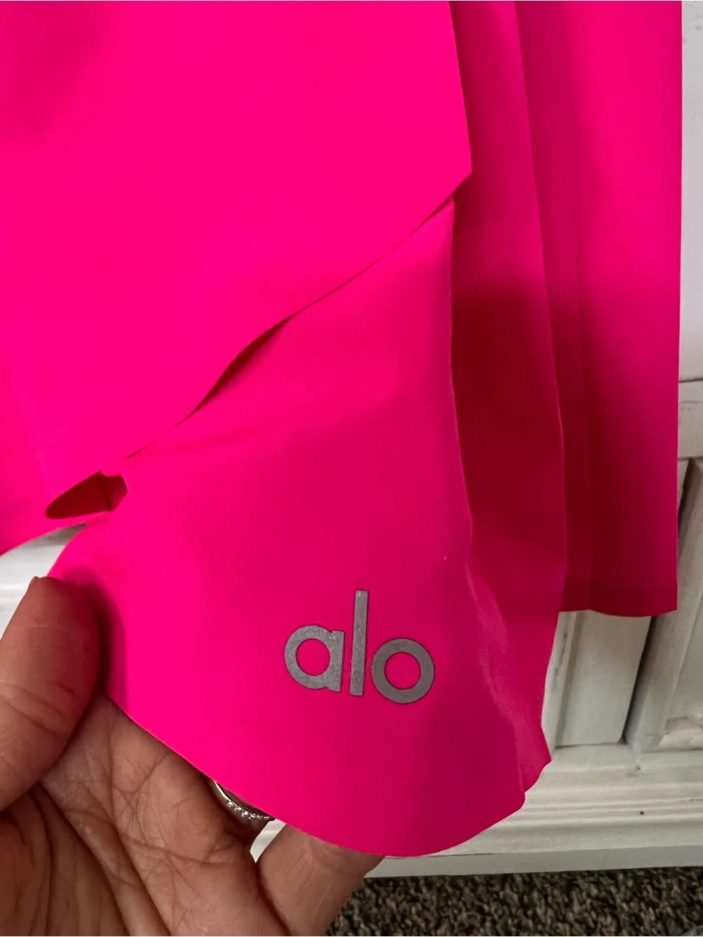 Alo Yoga Aces Tennis Golf Athletic Skirt Skirt w/ Shorts Hot Pink XS